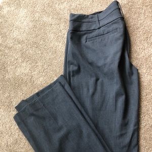 Grey dress slack trousers